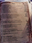 Ristorante La Pergola menu