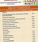 Restaurant Vossini im Ringhotel Voss menu