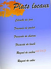 La Dunette menu