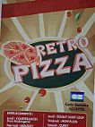 Retro Pizza menu