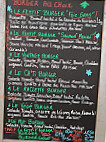 Le Vintage Burger menu