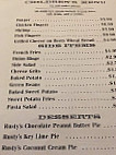 Rusty's Riverfront Grill menu