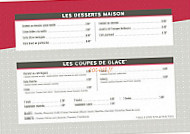 La Langoust'in menu