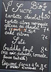 La Petite Noisette menu