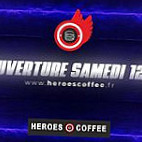 Heroes Coffee inside