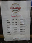 La Caveja menu