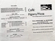 Cafe Figaro Pizza menu