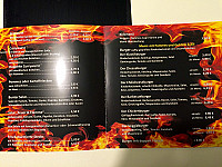 Feuer Flamme menu