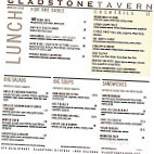 Gladstone Tavern menu