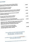 Les Filets Bleus menu