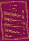 Le Bombay menu