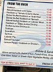 Bradford Seafood menu