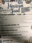 Pancho Villa menu