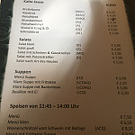 Gasthaus Erblehner menu