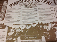 Pispalan Pulteri Vuodesta 1968 menu