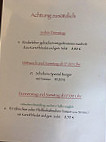Gasthaus Schober menu