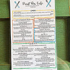 Paint Box Cafe menu