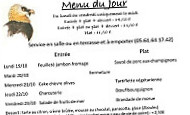 Auberge Du Gypaete Barbu menu