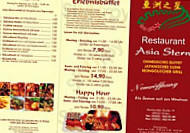 Asia Stern menu
