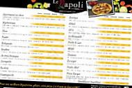 Le Napoli menu