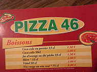 Pizza 46 menu