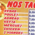 Deniz Kebab Quimper menu