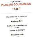 Poste et Champanne menu