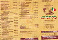 Pizzeria Capri menu