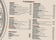 Coffee Bharath Indien menu