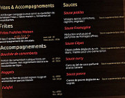 Art Burger menu