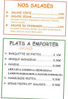 Creperie De La Place menu