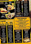 Villa Tacos Burger menu
