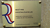 Abbaye De Villeneuve menu
