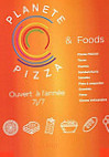 Planete Pizza menu