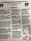 El Herradero menu