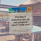 Strandcafe De Meiden menu