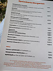 Restaurant Kaskade menu