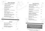 Vesper's Restaurant & Bar menu