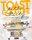 Amadeus Nightclub menu