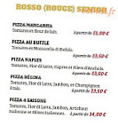 La Pizza Mont Morency menu