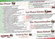 Pizzeria Enzo Comines menu