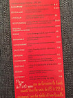 Le Moulin à Pizzas menu