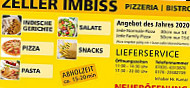 Zeller Imbiss menu