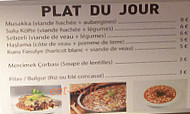 La Mer Noire menu
