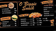 O'biggie menu