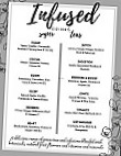Infused Herbal Tea Lounge menu