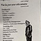 Pier Kloeffe menu