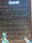 Le Bey Pacha menu