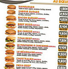 Burger Express menu