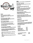 Baron's Inn menu